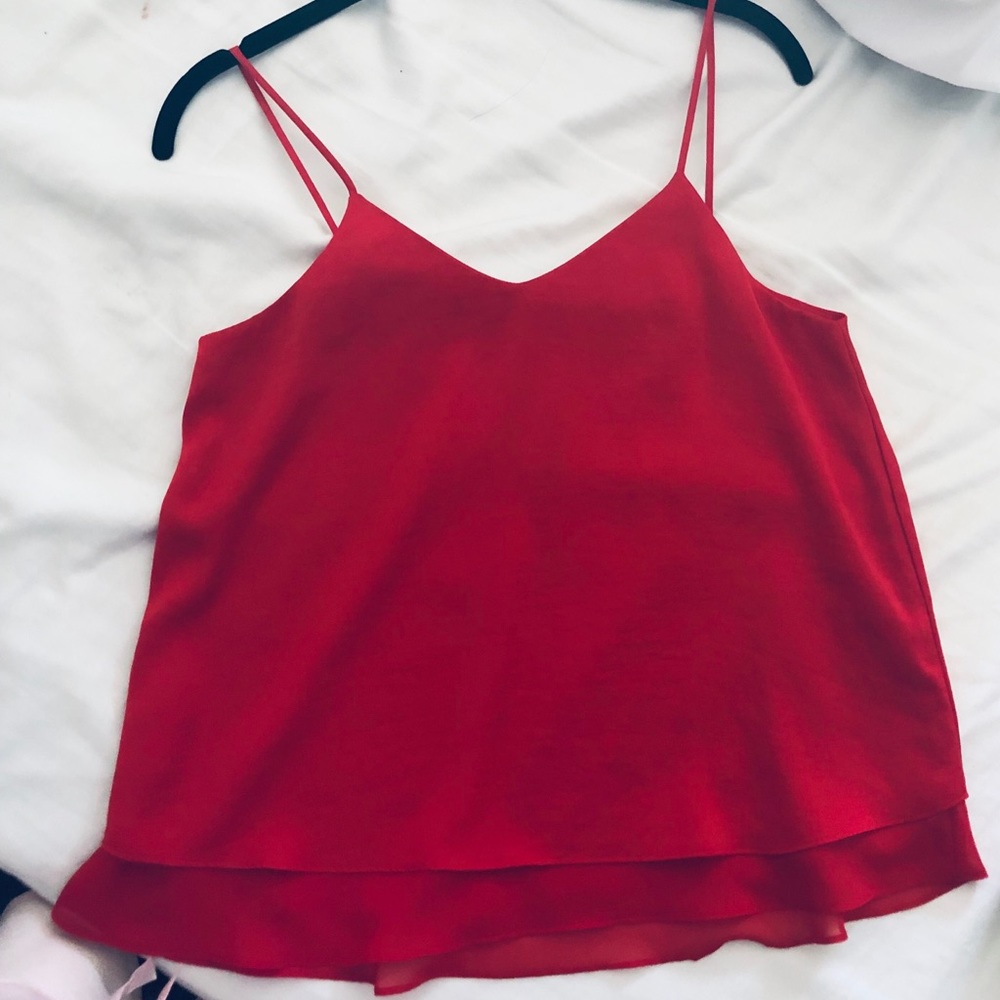 Red tank by stradivarius NWOT